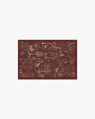 Wilder Burgundy Multicolor Flatwoven Rug