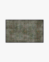 Blackthorn Forest Green Flatwoven Rug by Morris & Co.