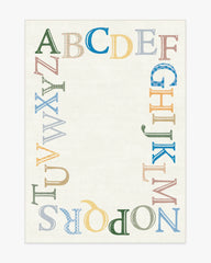 Easy as ABC Multicolor Rug